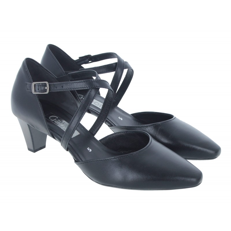 Gabor ladies black on sale shoes